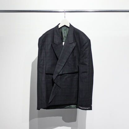 【MARINA YEE】UCC4 M.Y. Crushed Plead Open Jacket