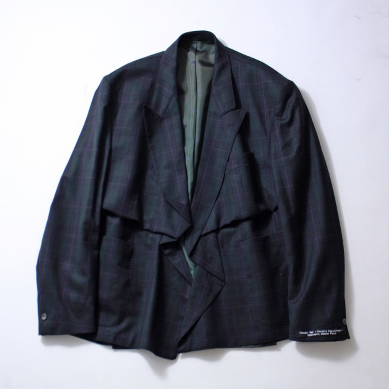 【MARINA YEE】UCC4 M.Y. Crushed Plead Open Jacket