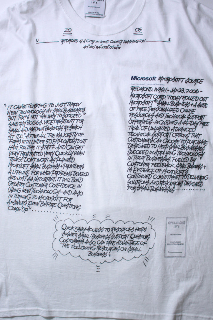 “Prompt and Answer"Tagging T-Shirt