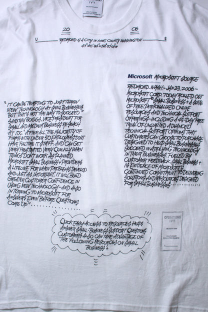 “Prompt and Answer"Tagging T-Shirt