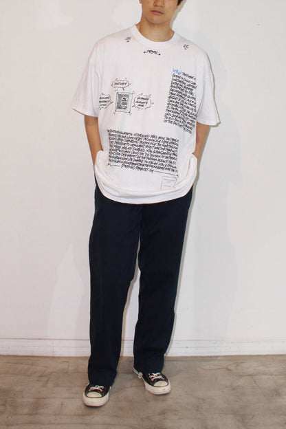 “Prompt and Answer"Tagging T-Shirt