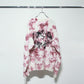 Over dyed Sweat Shirt "FLOWERS"