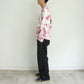 Over dyed Sweat Shirt "FLOWERS"