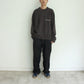 Over dyed Sweat Shirt "FLOWERS"