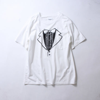 【TAKAHIROMIYASHITA TheSoloist.】trompe l'oeil tuxedo s/s tee.
