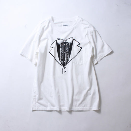 【TAKAHIROMIYASHITA TheSoloist.】trompe l'oeil tuxedo s/s tee.
