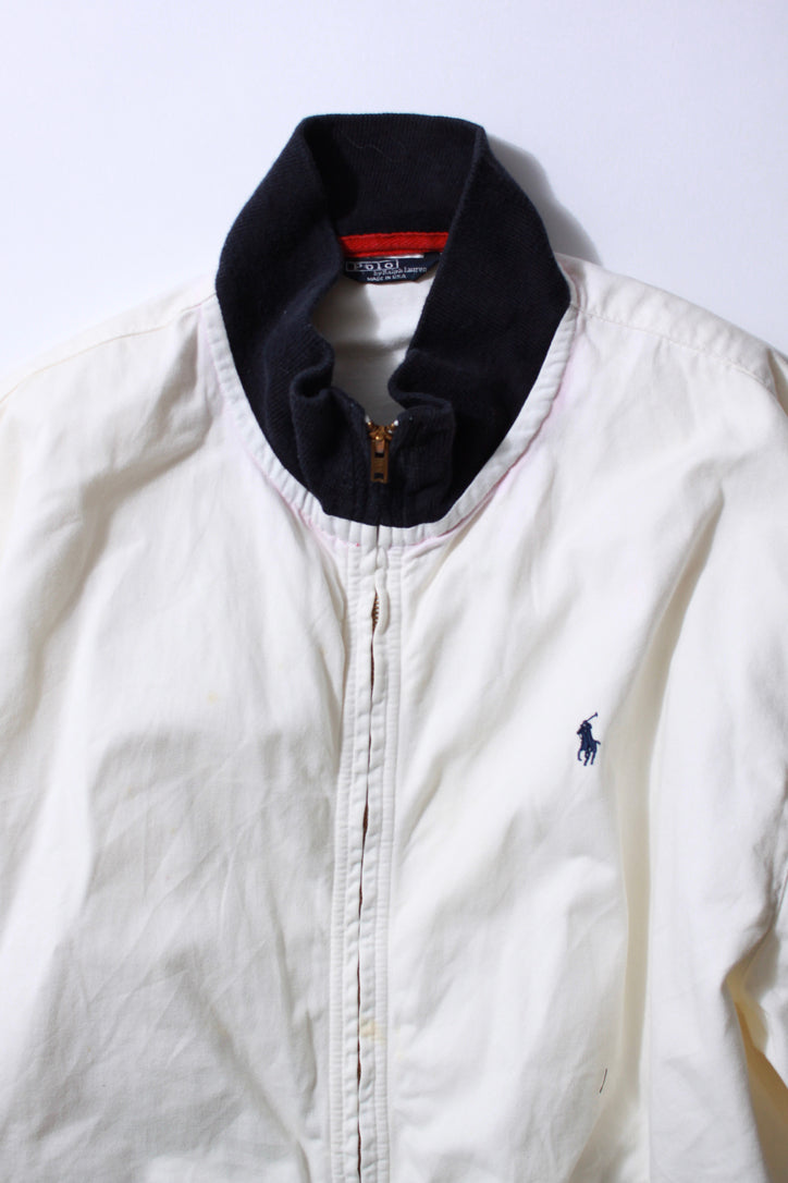 Ralph Lauren Harrington Jacket Rib Neck