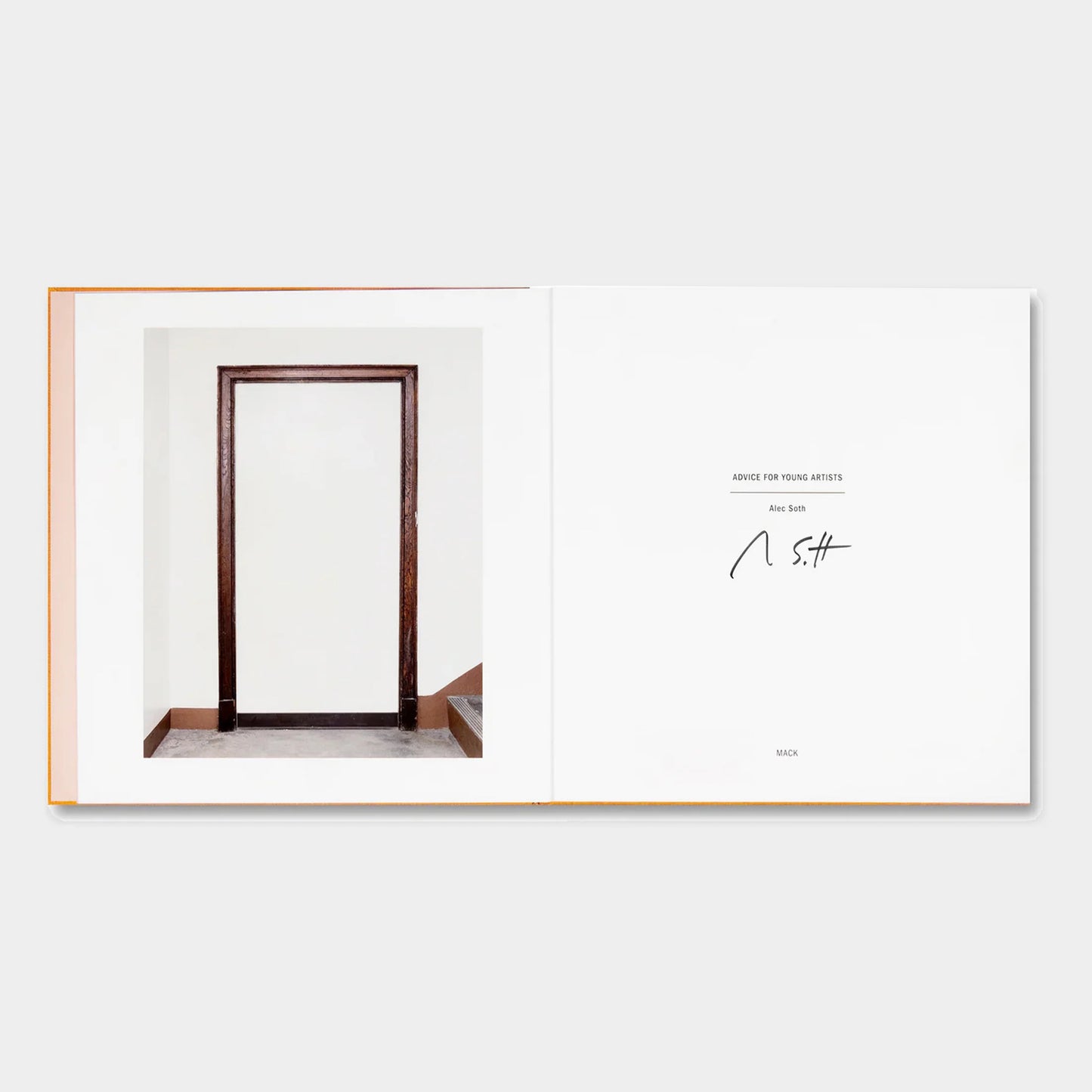 ADVICE FOR YOUNG ARTISTS by Alec Soth [SIGNED]