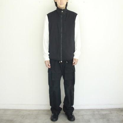 【TAKAHIROMIYASHITA TheSoloist.】stand collar zip up vest.