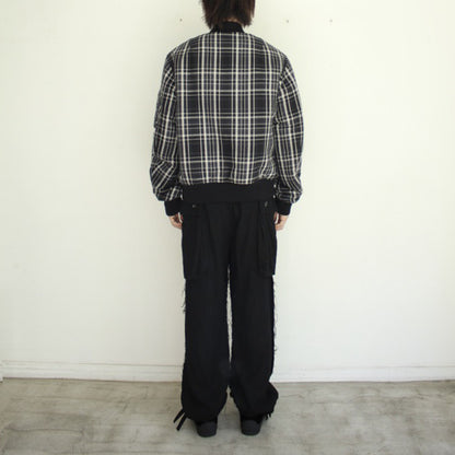 【TAKAHIROMIYASHITA TheSoloist.】flannel flight jacket.