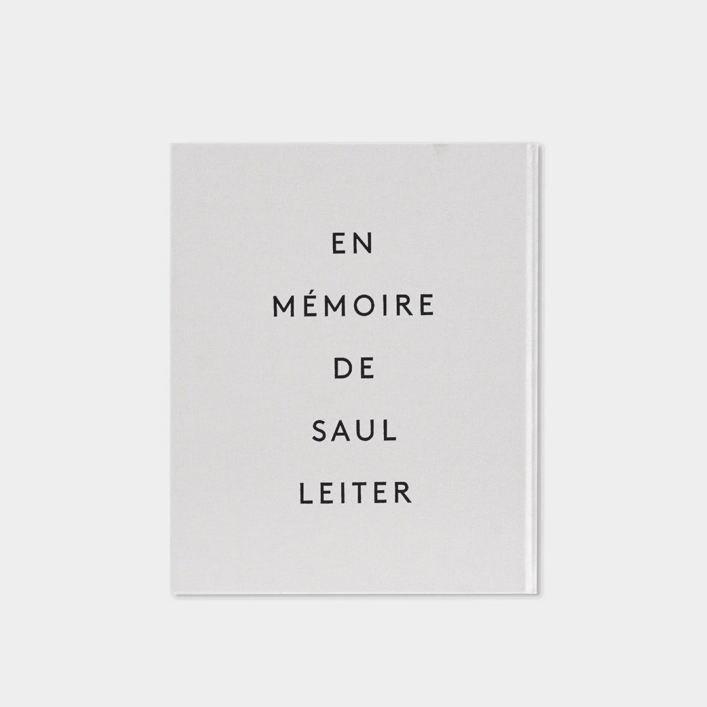 SAUL LEITER by François Halard [SECOND EDITION]